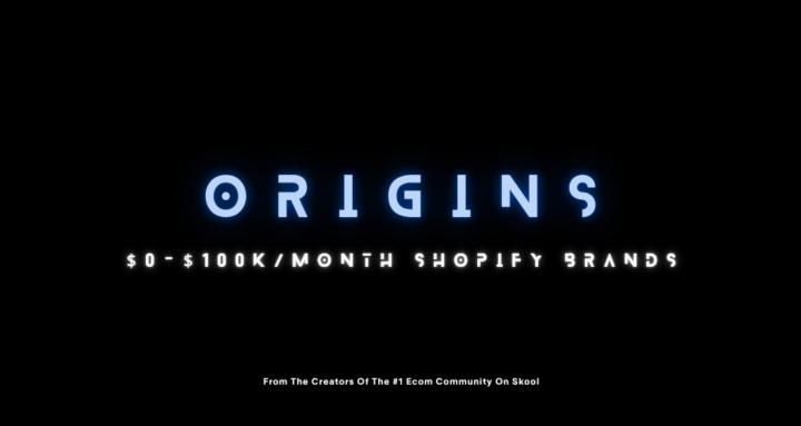 Origins Ecommerce banner
